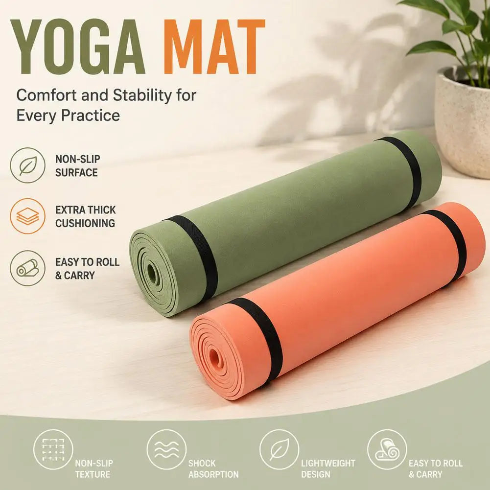 Yoga Mat Anti-skid Sports Fitness Mat EVA Comfort Foam Yoga Mat For Exercise Yoga And Pilates Gymnastics Mat
