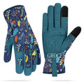 Gardening Gloves for Women Breathable leather Garden Gloves with Grip Thorn-Proof Puncture-Resistant Work Gloves