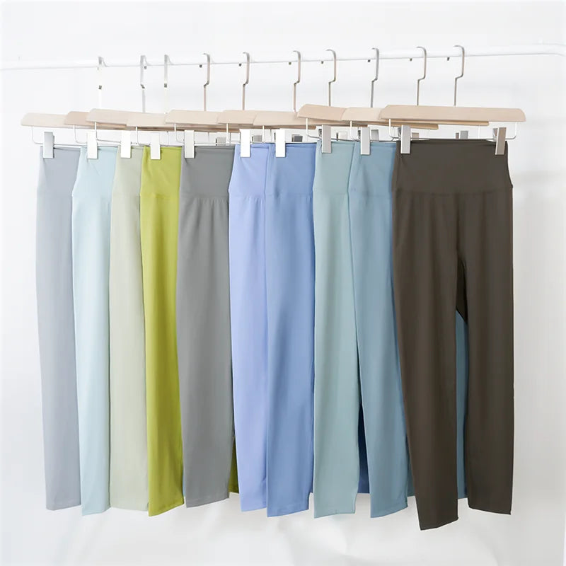Women's Summer High-waisted Yoga Leggings - Breathable Quick-dry Pants for Fitness, Running & Cycling