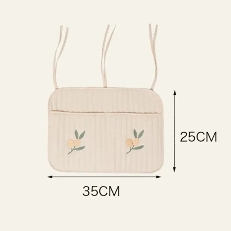 Baby products storage bag  Baby bed stroller hanging storage bag  Multi-functional portable hook-pattern storage bag