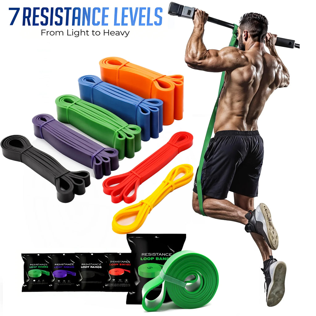 Resistance Band Set Pull Up Assistance Bands Stretch Band Resistance Heavy Workout Exercise for Physical Therapy Home Workouts