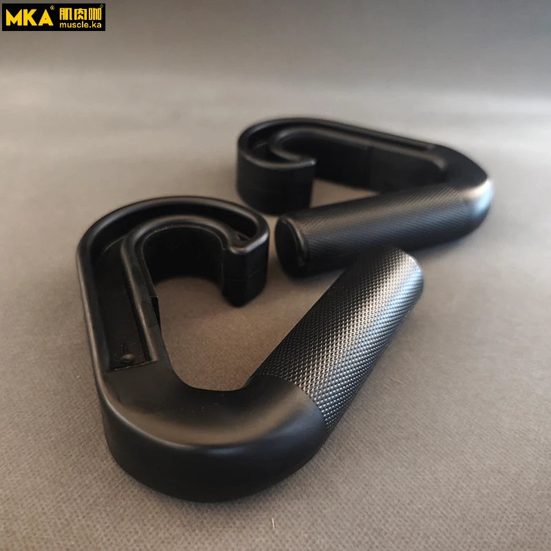 MKA a pair Multifunctional Grip Gyms Handle Pulls Up Resistance Band Handle Workout Handle for Barbell and Resistance Band