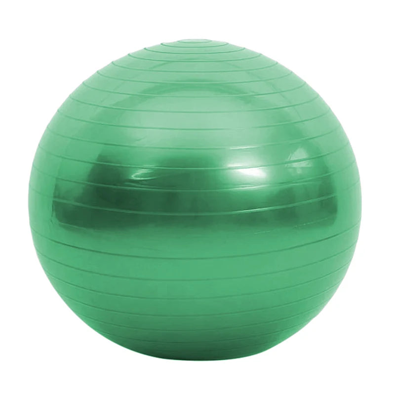45CM Anti-Burst Yoga Ball Thickened Exercise Ball for Pilates Balance Stability Workout Pregnancy Birthing Physical Therapy