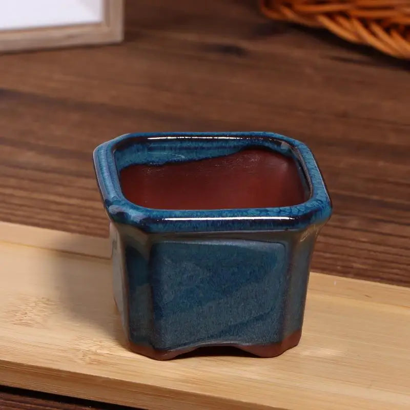 3PCS Ceramic  Plant Pots Mini Planters Cute Design for Desk Dining Table Room Decoration