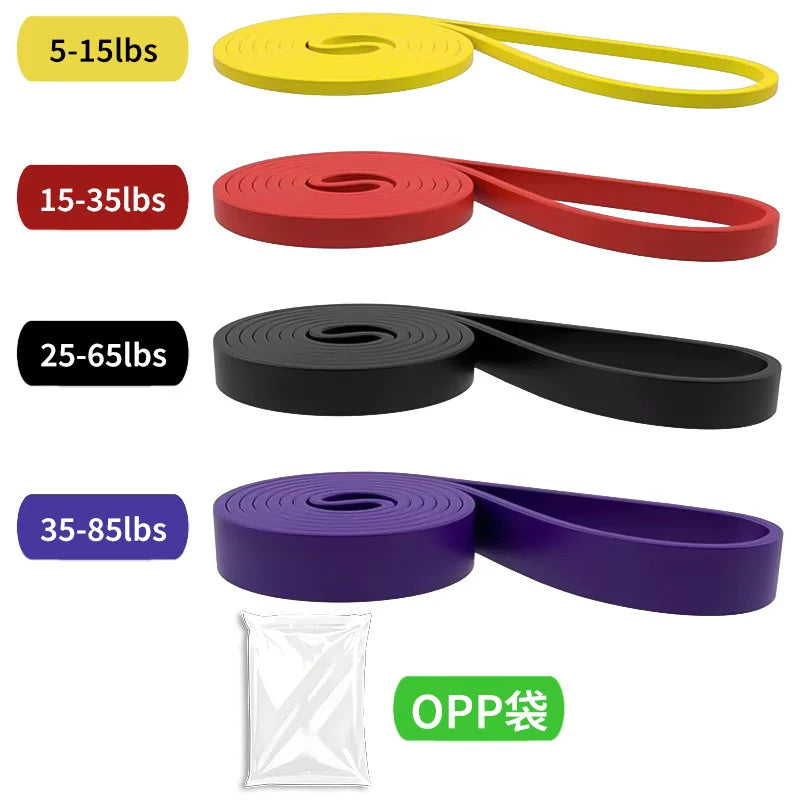 Resistance Bands Set Strength Training Pull Up Assistance Bands Heavy Duty Fitness Exercise Bands Stretch Workout Gym Equipment
