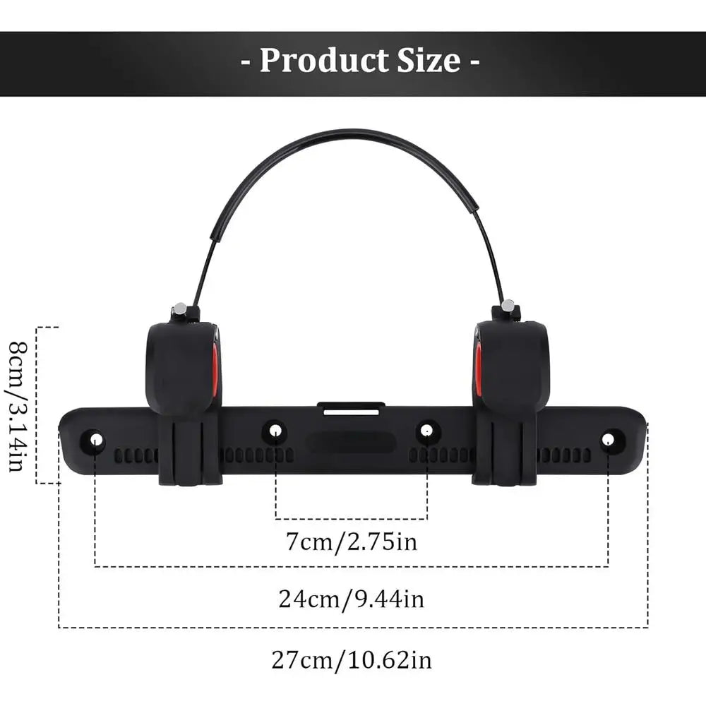 Bicycle Side Bag Buckle Motocross Saddle Rack Bag Buckle Bicycle And Motorcycle Pannier Rack Accessories For Bike