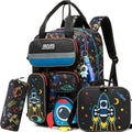 Kids School Backpacks for Boys Backpack with Lunch Bag for Elmentary Students Kids Travel Bookbag for Boys Age 6-12