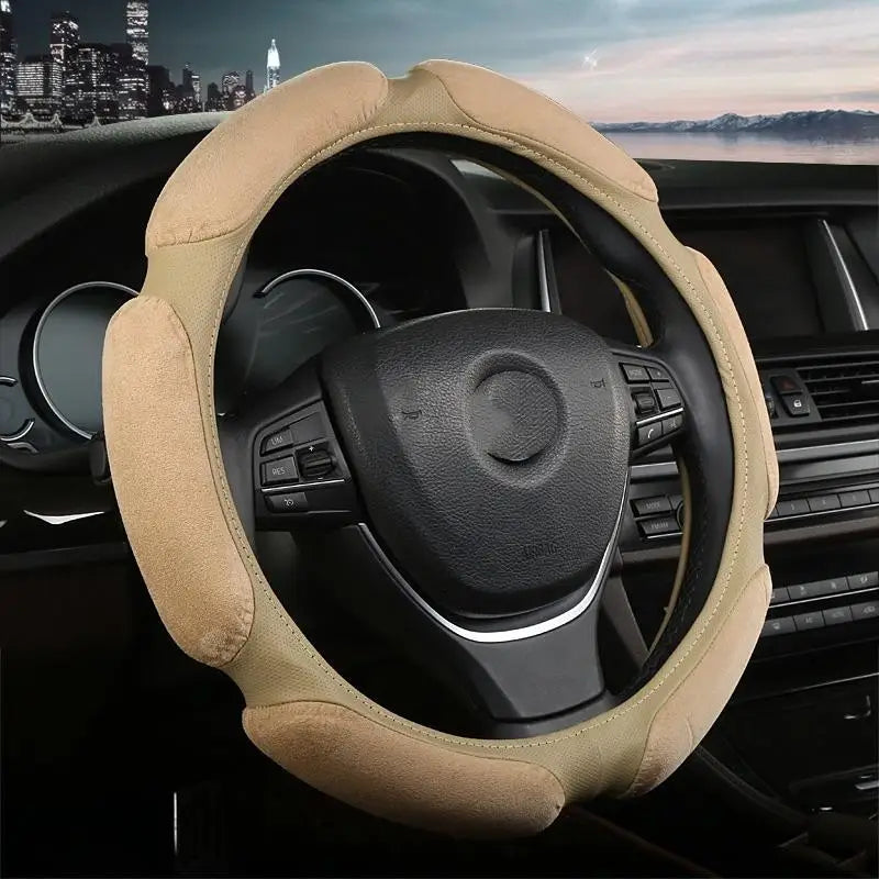 Steering Wheel Cover Suitable For 38cm Diameter Car Accessories Interior Steering Wheel Protective Decoration Universal