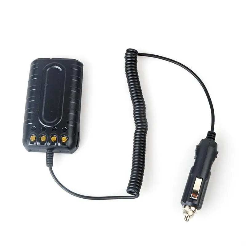 Original 12V DC Car Charger Battery Eliminator for QuanSheng TG-UV2 Plus 10W Walkie Talkie