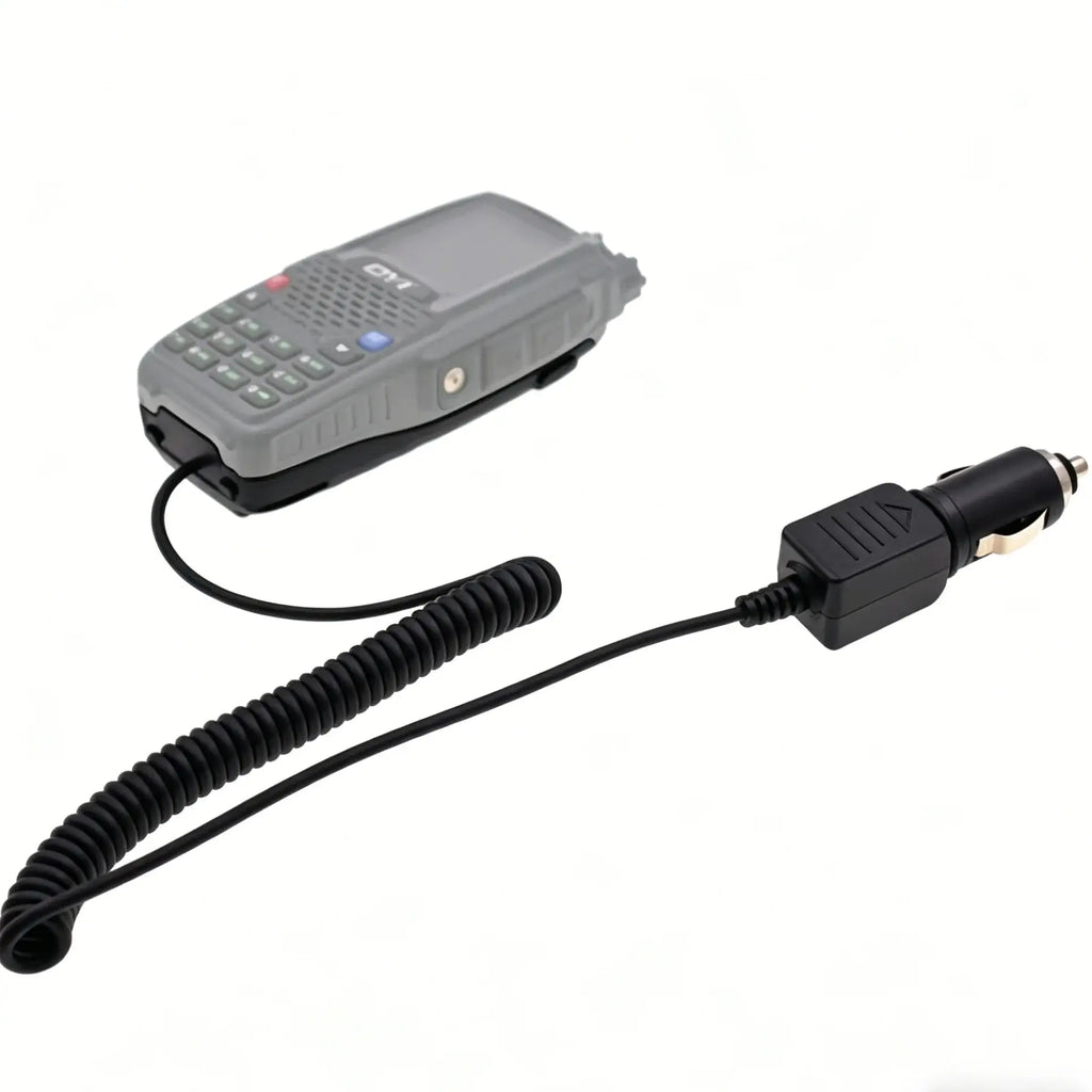 Original Car Charger for QYT KT-8R Battery Eliminator 12V Portable Powerful Walkie Talkie Charger