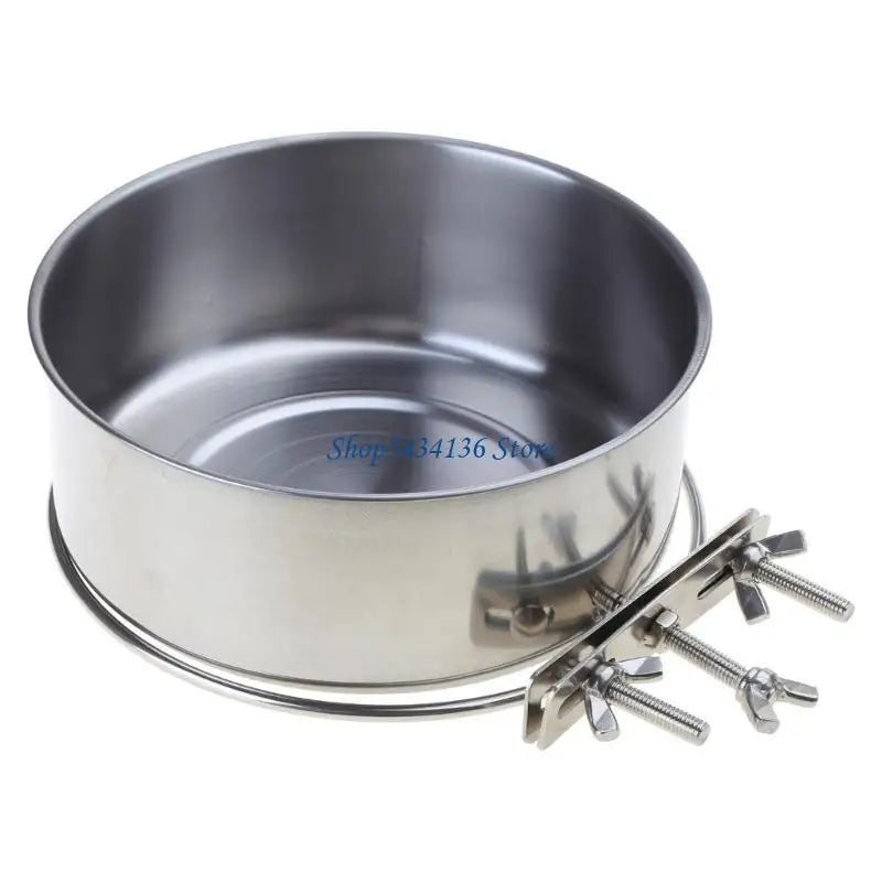 H7ED Cats Feeder Water Dispenser for Small Large Dog Pets Easy to Install Feeder Bowl Pet Rabbit Dog Cats