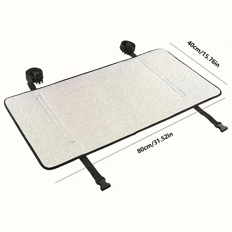 Silver Waterproof Air Conditioner Sunshade, Durable Design for Use InMultipleScenarios Suitable for Outdoor Furniture Protection