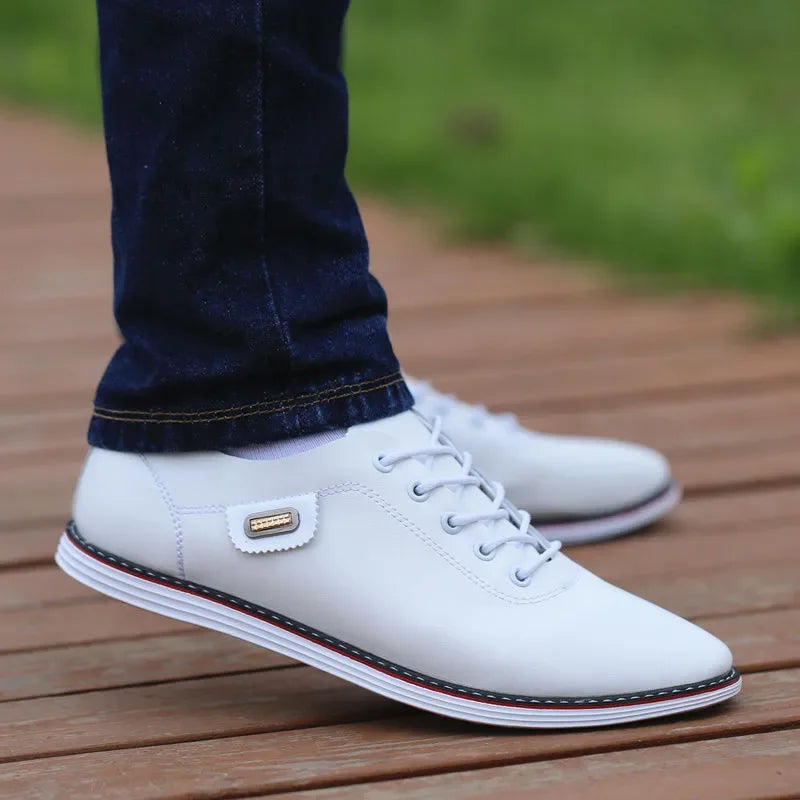 Men Shoes Business Casual Shoes for Male PU Leather Shoes 2025 Sneakers Men Fashion Loafers Walking Footwear Zapatos De Hombre