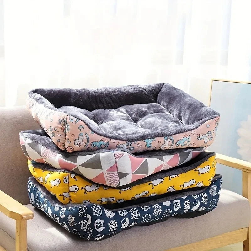 Pet Dog Bed Sofa Mats Winter Pet Products Coussin Chien Accessories Dogs Basket Supplies For Large Medium Small House Cat Bed
