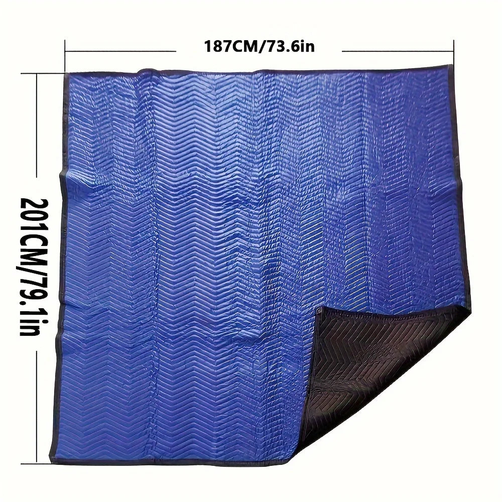 Heavy-Duty Mobile Blanket for Furniture Packaging Thick Moving Blanket Durable Protection for Household Goods Transportation