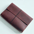 PU Leather Travel Journal Notebook Cover Retro Loose Leaf Planner Protector Case For Diary Office Gift UseNF stationery