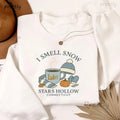 I Smell Snow Christmas Sweatshirt Women Men Christmas Cozy Pullover Crewneck Hoodies Casual Long Sleeve Holiday Sweatshirts