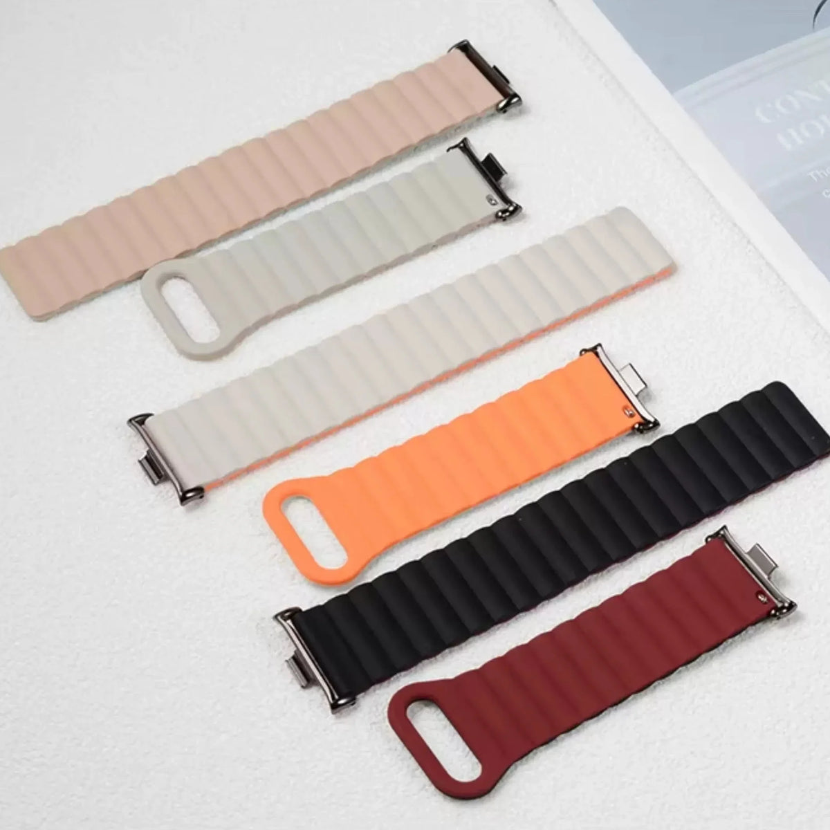 Soft Sport Bracelet Silicone Magnetic Strap Replacement Smart Watch Wristband Accessories for Redmi Watch 6/5/4 Miband 10/9/8Pro