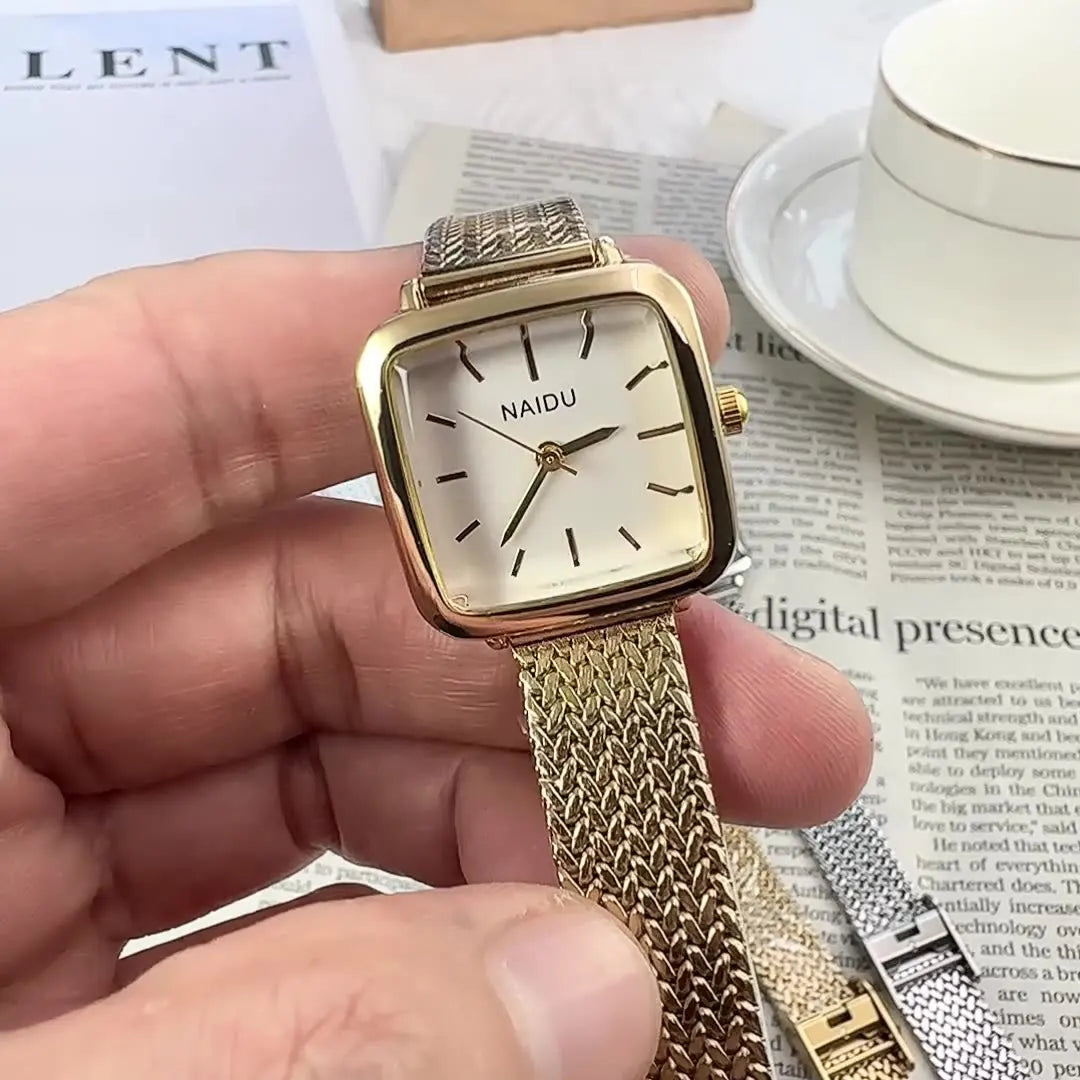 Watches For Woman Light Luxury Advanced Ladies Watches Simple Fashion Compact Dial Women's Quartz Watch Student Gift UTHAI