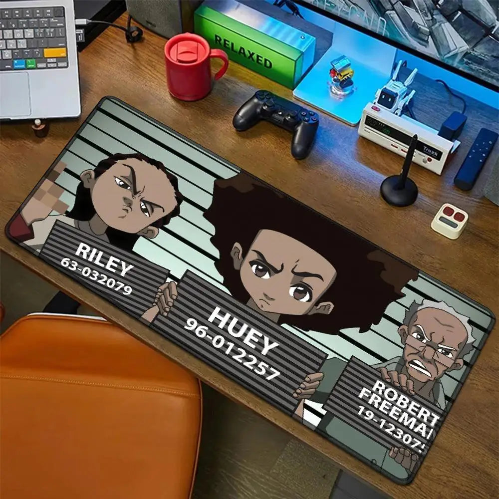 The Boondocks Mouse Pad Rubber Mat Laptop Xxl Mousepad Notebook Gamer Computer Table Gaming Accessories
