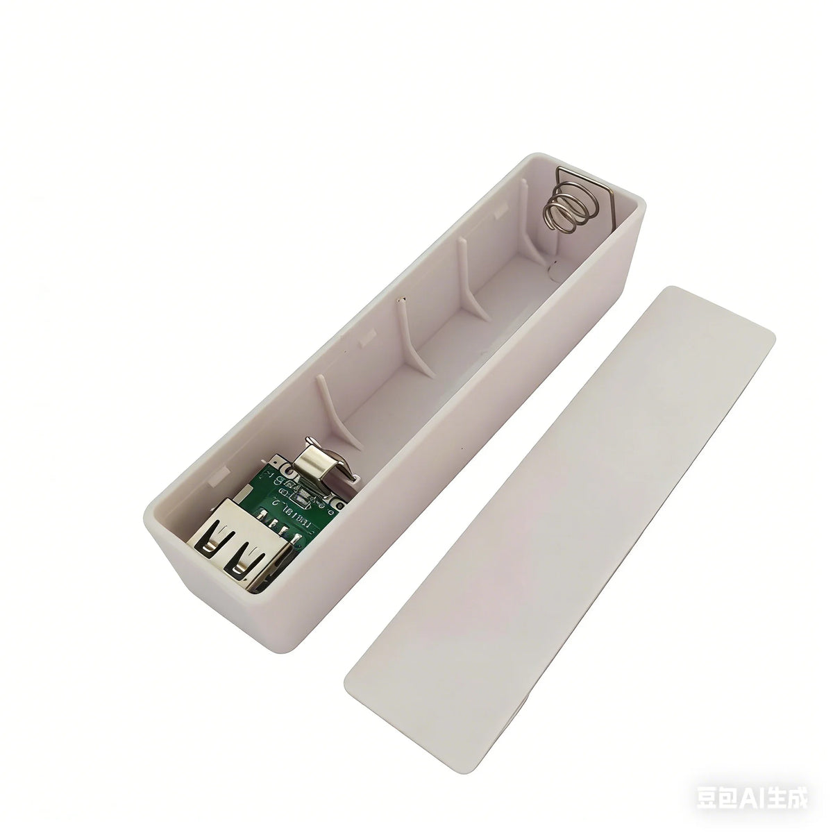 1-4pcs DIY Portable Mobile Power Bank Case Product Requires 18650 Battery Compatible with Handheld Phone Chargers