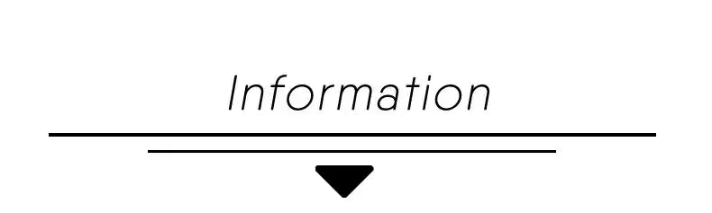 Ein schwarzer nach unten gerichteter Pfeil unter dem Wort „Information“ auf einer Produktanzeige für einen Strickschal, Cardigan oder Wickel aus Wolle.