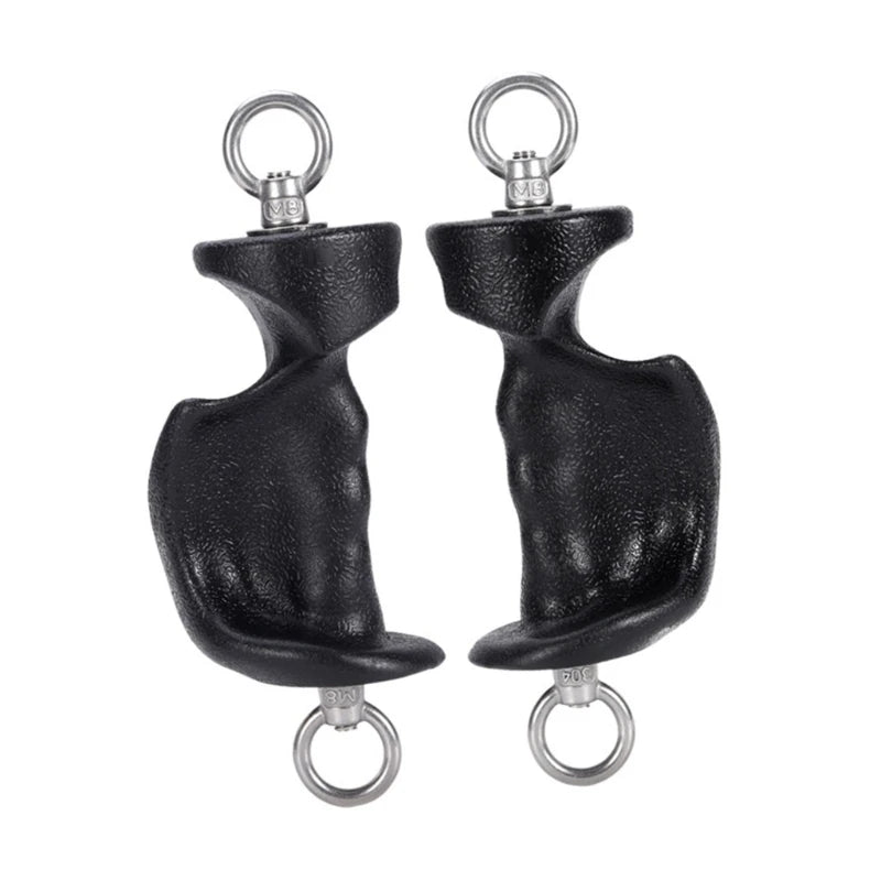 Adjustable Gym Handle Workout Hand Grip For Strength Workout with Antislip Design And Reinforced Metal Connectors Hook