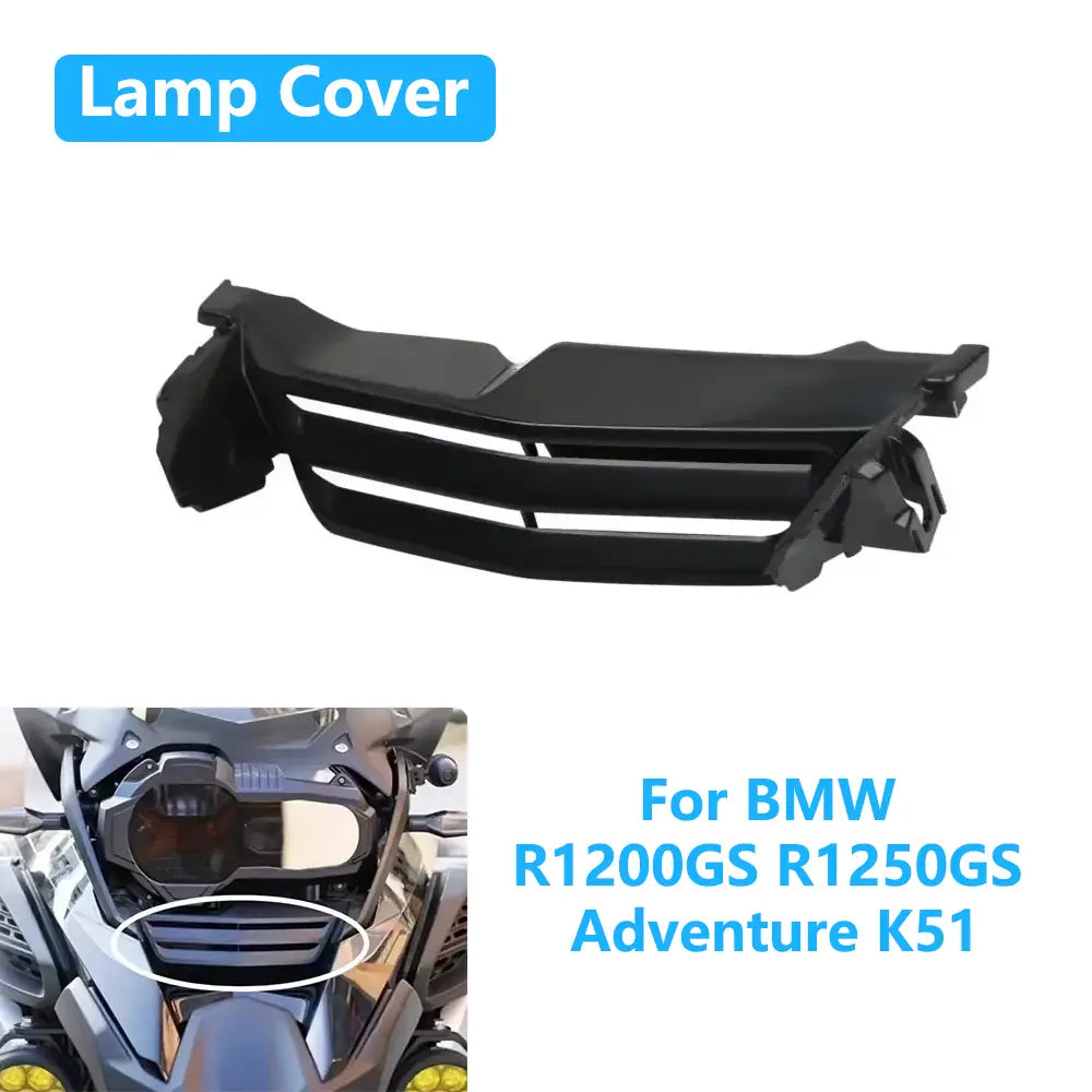 For R1200GS R1250GS Adventure K51 R1200 GS R1250 GS 2014-2023 Motorcycle Accessories Unpainted Black Front Running Lamp Cover