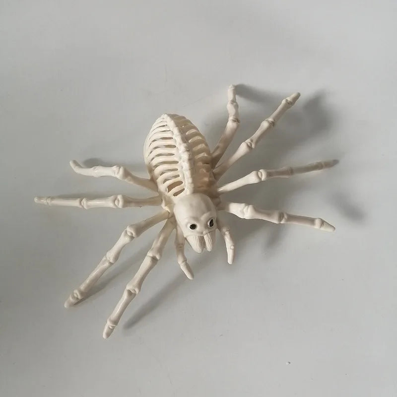 Halloween Decorations-Realistic Skeleton Props with Bats and Scorpions,Plastic Animal Bones for Haunted Houses,Bars,and Pranks