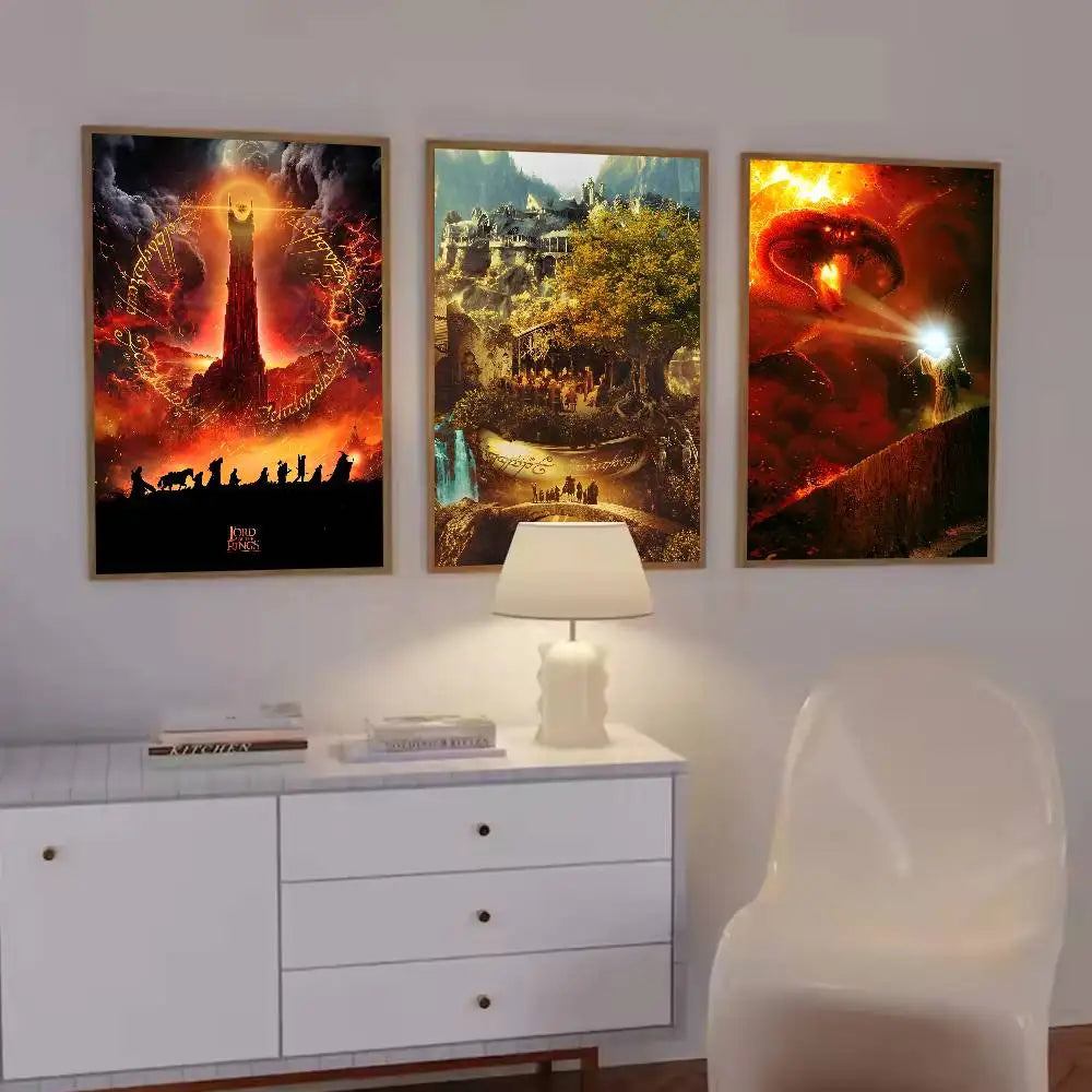 The L-Lord of the R-Rings Alternative  Poster Paper Print Home Living Room Bedroom Entrance Bar Cafe Art Painting Decoration