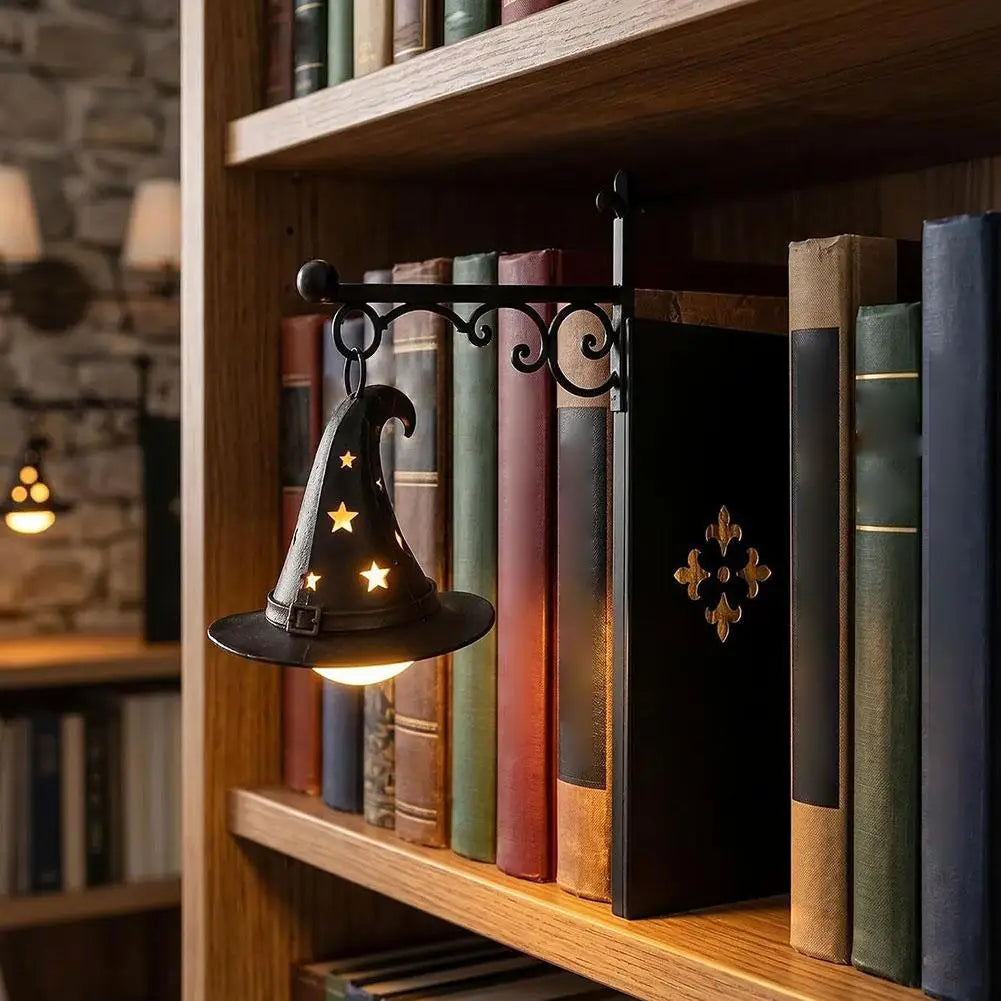 Magic Library Lantern Bookshelf Lighting Warm LED Nightlight for Reading Book Shelf Lights Bookw Studious Home Room Ornament