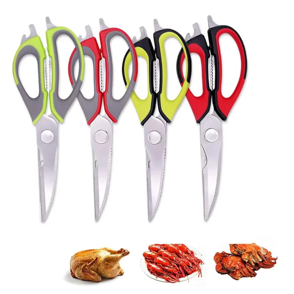 Kitchen Shears Heavy Duty Kitchen Scissors with Holder for Meat/Vegetables/BBQ/HerbsKitchen Accessories Cooking Tools