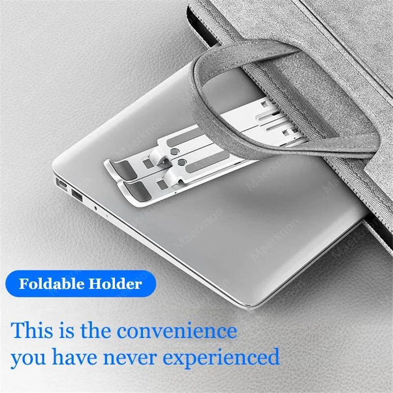 Portable Foldable Laptop Stand Adjustable Notebook Bracket ABS Material Desk Holder For Macbook Air iPad Tablets Base Accessorie