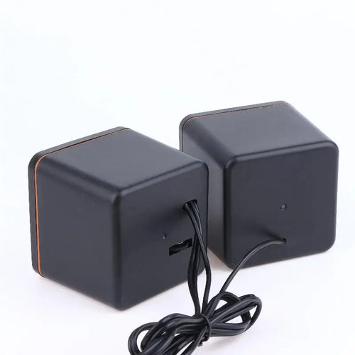 (.) Computer Speakers Stereo Microphone Audio PC Speaker USB Wired With LED Light For Desktop Computers PC Laptops