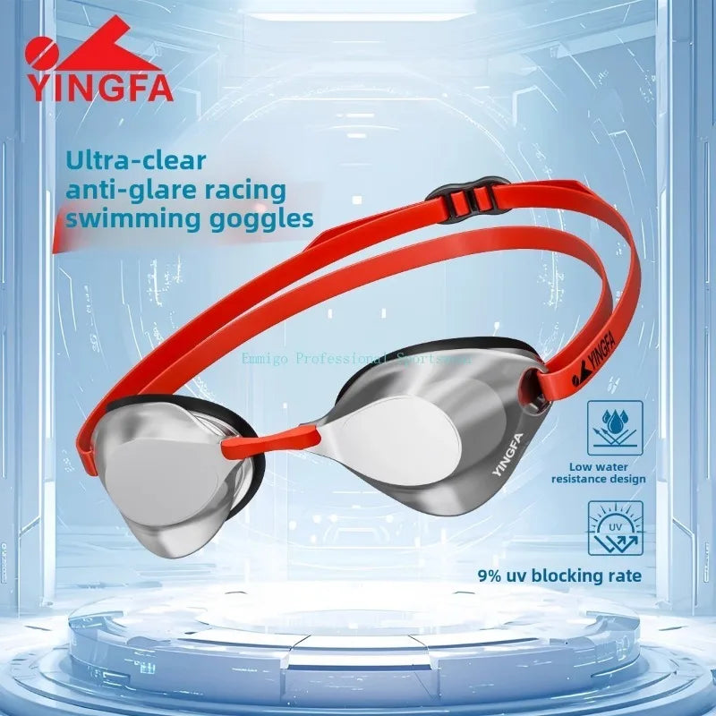 Original Yingfa Competiton Swimming Goggles Waterproof Anti Fog Professional Swimming Goggles Swimming Accessories