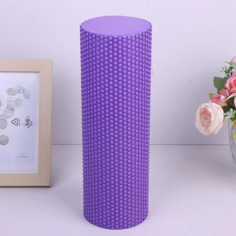 New Yoga Roller Round EVA Foam Cylinder Roller For Pilates Exercise Enhanced Home Workouts Diameter 10cm Length 30cm