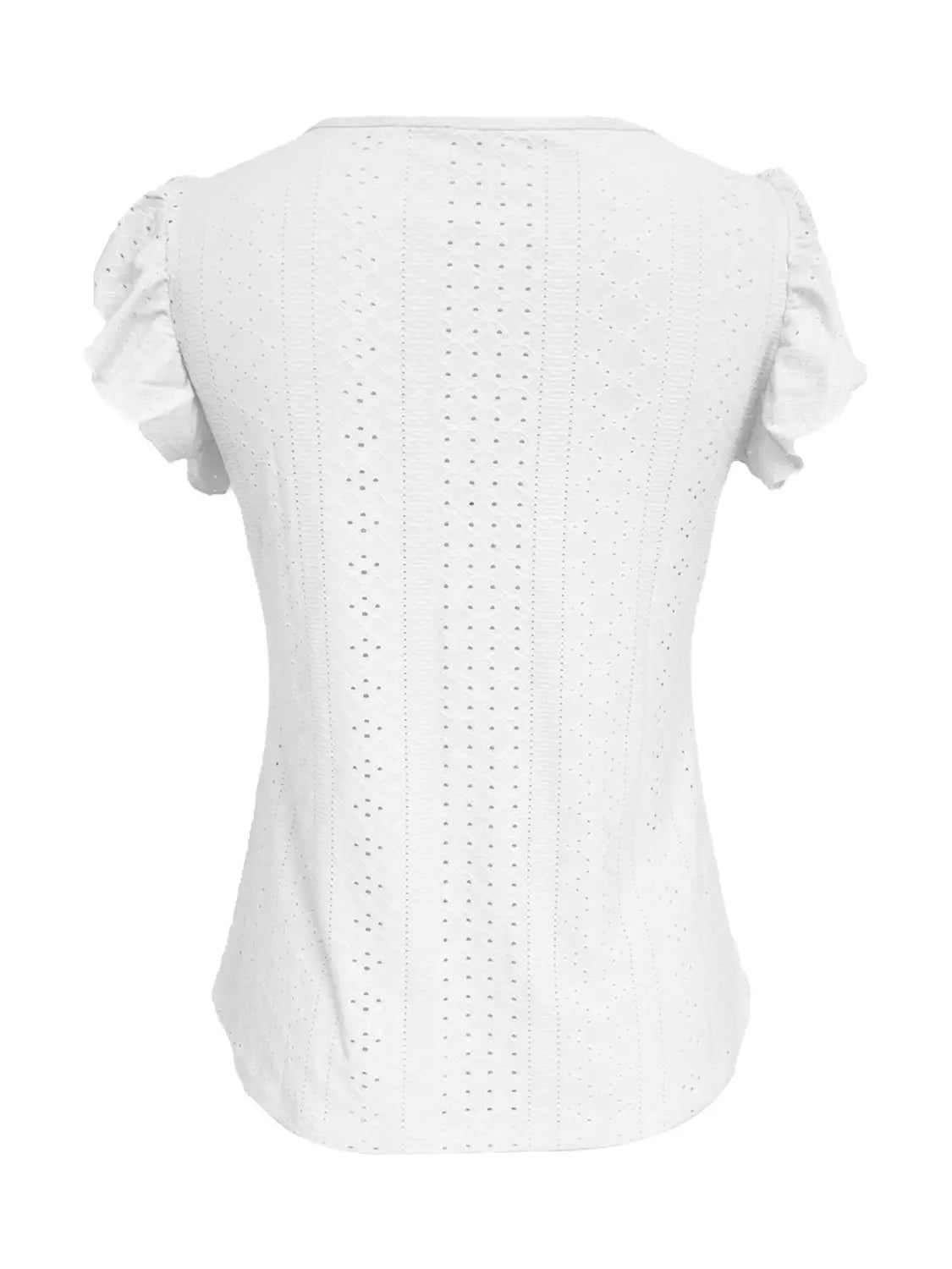 2025 Women's Sexy Tops Casual Solid Color V Neck Short Sleeve Shirts Summer Women's Button Casual Ladies Loose Fashion Blouses
