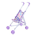 Baby Stroller Trendy Interactive Dolls Pram Plastic Stable Doll Handcart Play Toys Doll Stroller for Boys Girls Doll Accessories