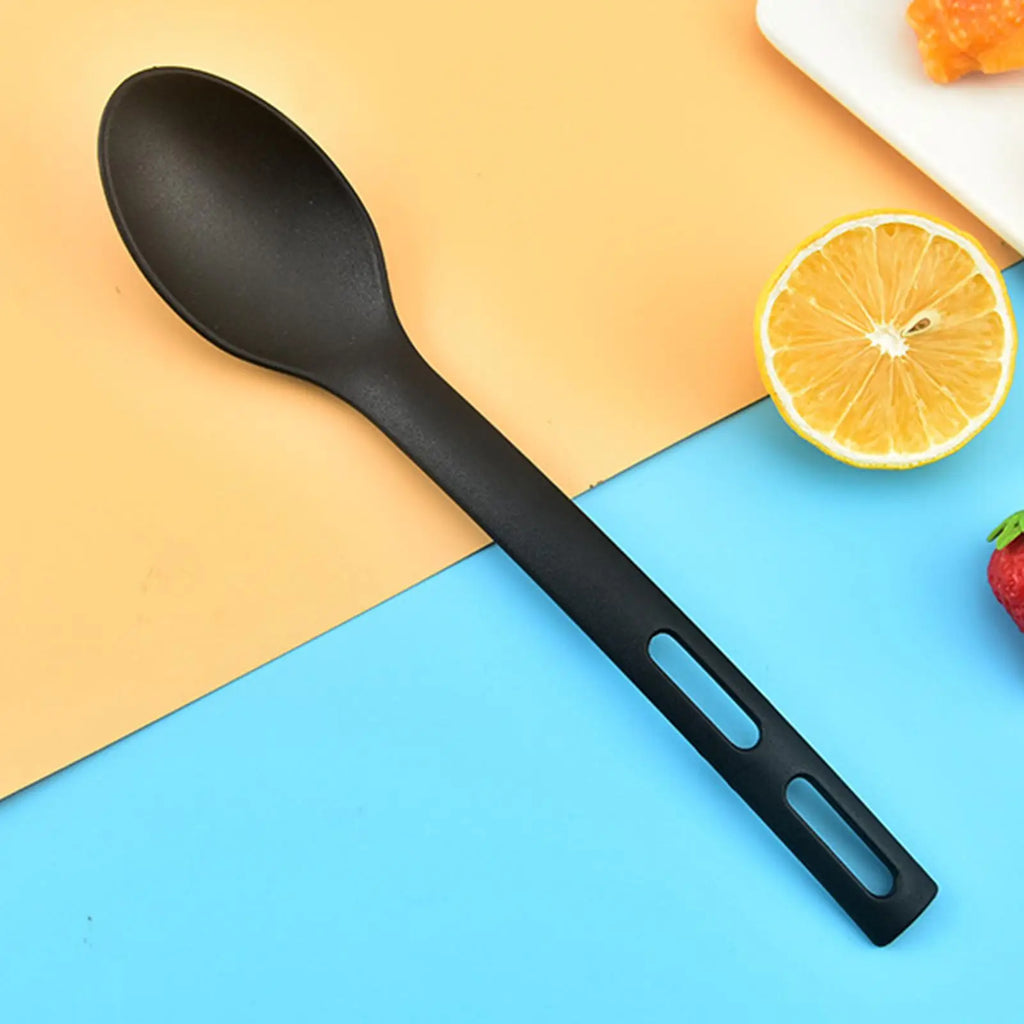 Kitchen Utensils Set Nylon Kitchen Utensils Set Non Stick Spatulas Comfortable Handle Cookware Accessories For Camping Hiking