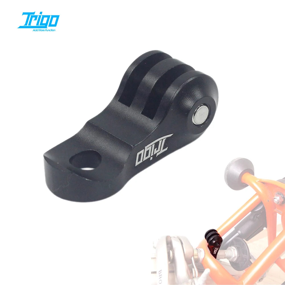 TRIGO Bike Tail Reflector Mount Rear Camera Light Bracket Holder Fit for Fnhon Brompton Pikes 3Sixty Folding Bike Accessories