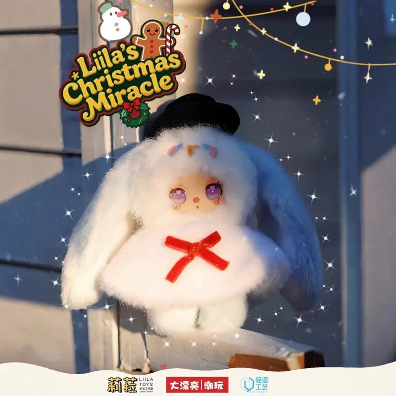New Baby Three Liila Christmas Adventure Series Blind Box Cute Vinyl Doll Bag Pendant Mystery Box Girl Surprise Gift