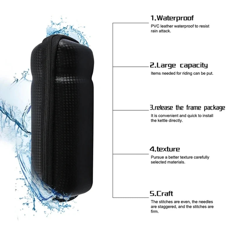 Cycling Bicycle Storage Box Portable MTB Road Bike Repair Tool Kit Waterproof Apply Bottle Cage Storage Bottle Bag Accessories