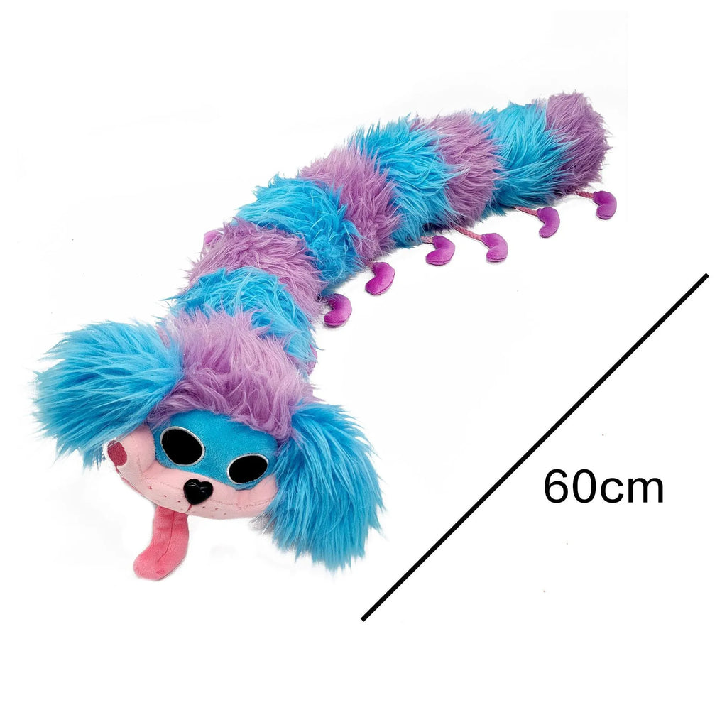 Creative Animal Soft Plush Doll Kids Cartoon Caterpillar Stuffed Plush Toys  Blue Purple Stuffed Animal Children Bedroom Decor