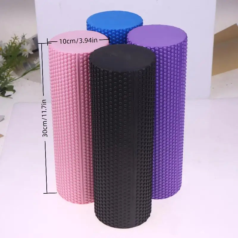 Diameter 10cm 30cm Yoga Roller Round EVA Foam Cylinder Roller For Pilates Exercise Enhanced Home Workouts