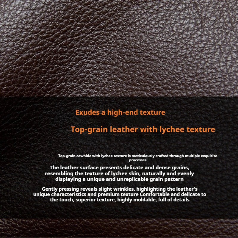 Genuine Leather Tote Bag for Women Large Work Bag with Detachable Shoulder Strap Logo-Free Structured Quiet Luxury