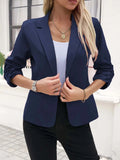 2026 new European and American women's suit jacket formal wear three-quarter sleeve suit jacket