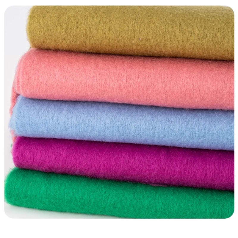Winter Scarf for Women Cashmere Warm Solid Pink Pashmina Blanket Wraps Female Thick Soft Bufanda Big Tassel Shawl Long Echarpe