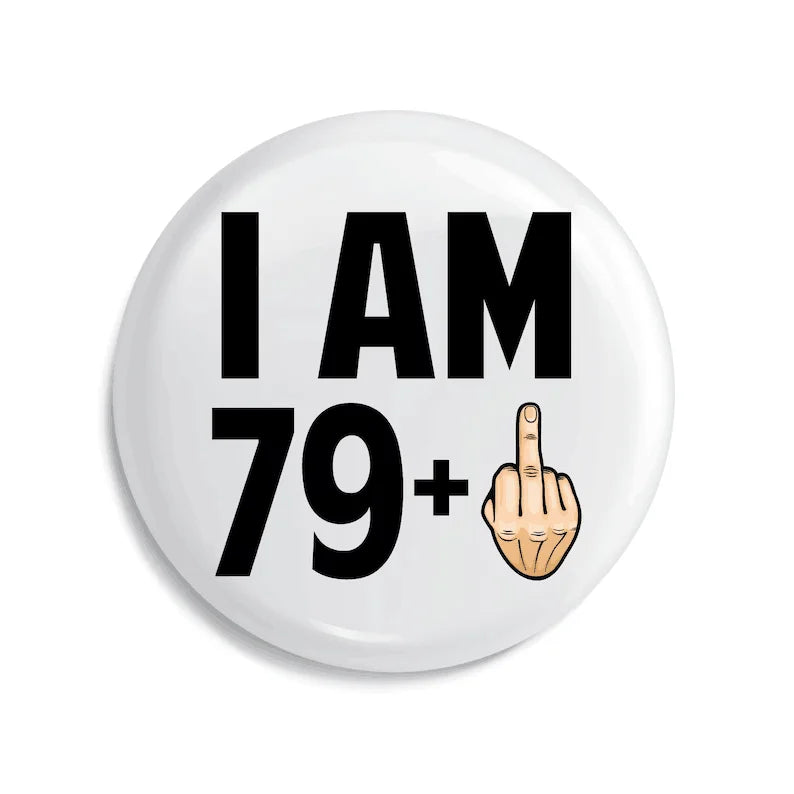 21st 30th 40th 50th 60th 70th 80th Birthday Button Pin Badge Happy Birthday Party Decoration Photo props present Gift keepsake
