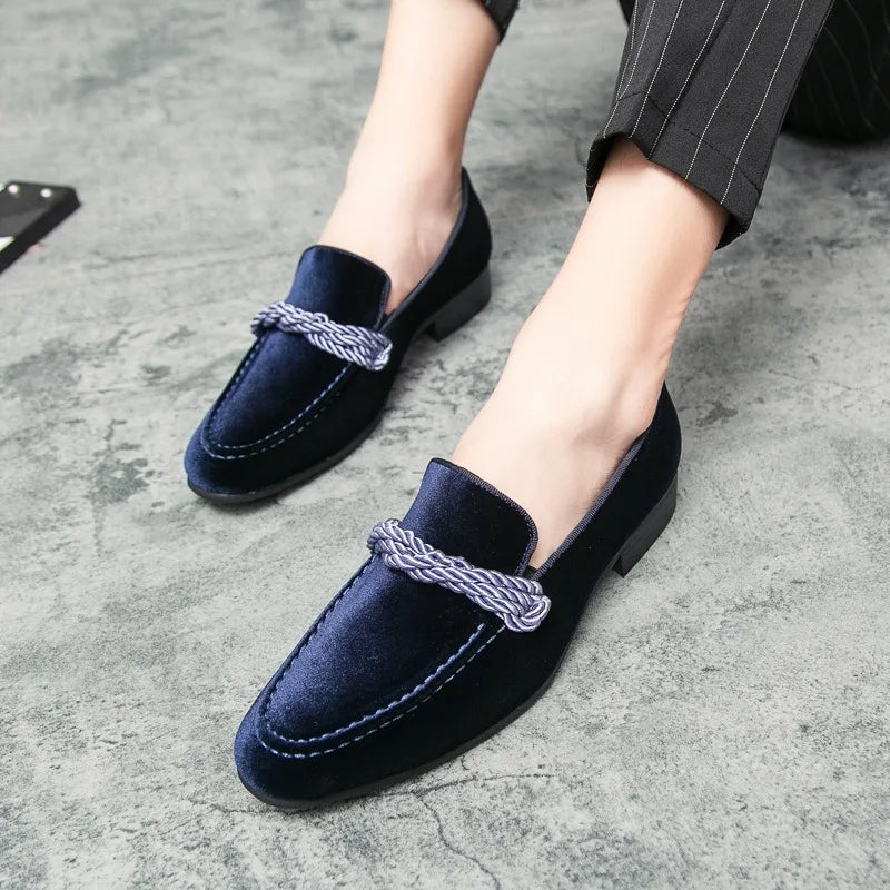 Shoes for Men Suede Fashion Moccasin Business Casual Shoe Plus Size Comfortable Non Slip Loafers Luxury 2026 New Men Dress Shoes
