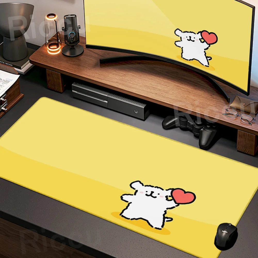 Korea Maltese puppy cute dog Mousepad Computer Laptop Gamer Pad PC Gaming Accessories Desk Mats